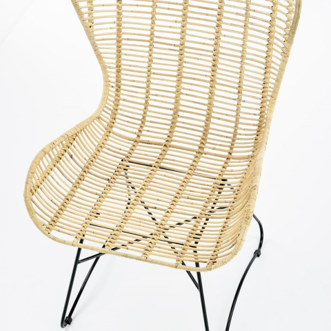 Halmar INDIANA fotel wypoczynkowy rattan naturalny Halmar INDIANA fotel wypoczynkowy rattan naturalny
