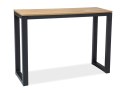 SIGNAL KONSOLKA UMBERTO K OKLEINA NATURALNA DĄB/CZARNY METAL 120X36 SIGNAL KONSOLKA UMBERTO K OKLEINA NATURALNA DĄB/CZARNY METAL 120X36