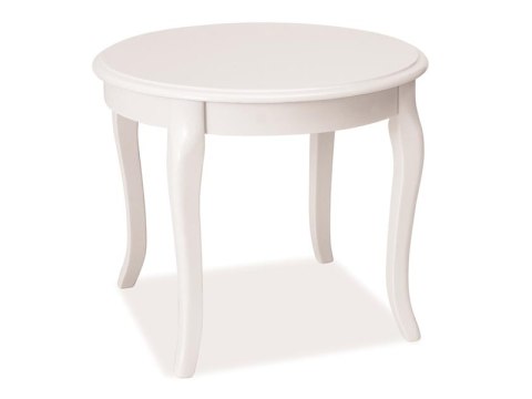 SIGNAL ŁAWA STOLIK OKRĄGŁY ROYAL D BIAŁY fi 60 BLAT MDF FORNIR STELAŻ DREWNO DO SALONU PRZEDPOKOJU RECEPCJI SIGNAL ŁAWA STOLIK OKRĄGŁY ROYAL D BIAŁY fi 60 BLAT MDF FORNIR STELAŻ DREWNO DO SALONU PRZEDPOKOJU RECEPCJI