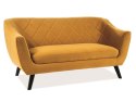 SIGNAL SOFA MOLLY 2 VELVET CURRY BLUVEL 68 / WENGE (T) SIGNAL SOFA MOLLY 2 VELVET CURRY BLUVEL 68 / WENGE (T)
