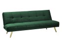 SIGNAL SOFA MORITZ VELVET ZIELONY TAP.142/ZŁOTY