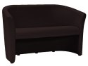 SIGNAL SOFA TM-2 CIEMNY BRĄZ EKOSKÓRA / WENGE