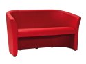 SIGNAL SOFA TM-3 CZERWONA EKOSKÓRA / WENGE SIGNAL SOFA TM-3 CZERWONA EKOSKÓRA / WENGE