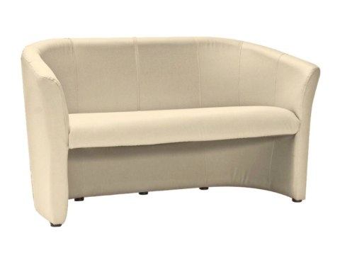 SOFA KANAPA NIEROZKŁADANA TM-3 TRZYOSOBOWA TAPICERKA KREM EKOSKÓRA / WENGE SIGNAL SOFA KANAPA NIEROZKŁADANA TM-3 TRZYOSOBOWA TAPICERKA KREM EKOSKÓRA / WENGE SIGNAL