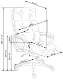 Halmar STRATOS fotel gabinetowy czarny Halmar STRATOS fotel gabinetowy czarny