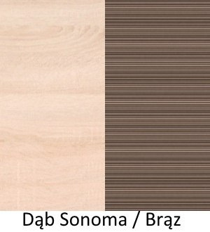 OD RĘKI półka wisząca Baflo BA10 Dąb Sonoma/Brąz OD RĘKI półka wisząca Baflo BA10 Dąb Sonoma/Brąz