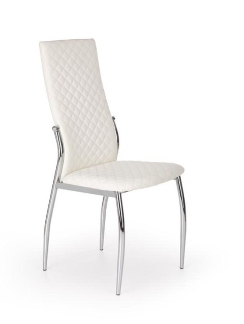 Halmar K238 krzesło białe ekoskóra / stal chromowana Halmar K238 krzesło białe ekoskóra / stal chromowana