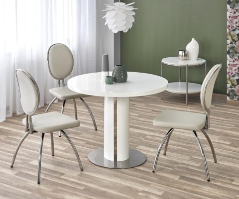Halmar K297 krzesło jasny popiel / chrom Halmar K297 krzesło jasny popiel / chrom