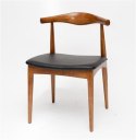D2.DESIGN Krzesło Codo drewno jesionowe j. brąz siedzisko skóra sztuczna do jadalni salonu restauracji D2.DESIGN Krzesło Codo drewno jesionowe j. brąz siedzisko skóra sztuczna do jadalni salonu restauracji