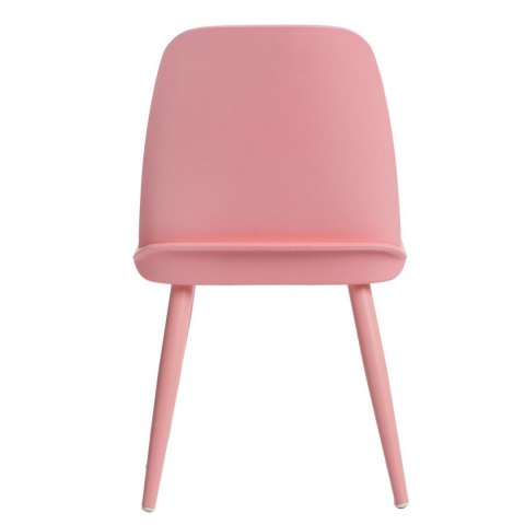 D2.DESIGN designerskie Krzesło Rosse różowe tworzywo metal, do jadalni restauracji D2.DESIGN designerskie Krzesło Rosse różowe tworzywo metal, do jadalni restauracji