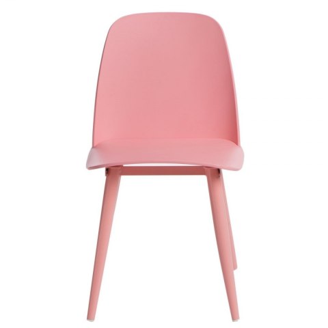 D2.DESIGN designerskie Krzesło Rosse różowe tworzywo metal, do jadalni restauracji D2.DESIGN designerskie Krzesło Rosse różowe tworzywo metal, do jadalni restauracji