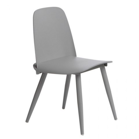 D2.DESIGN Krzesło Rosse szare tworzywo metal do restauracji jadalni kuchni recepcji D2.DESIGN Krzesło Rosse szare tworzywo metal do restauracji jadalni kuchni recepcji