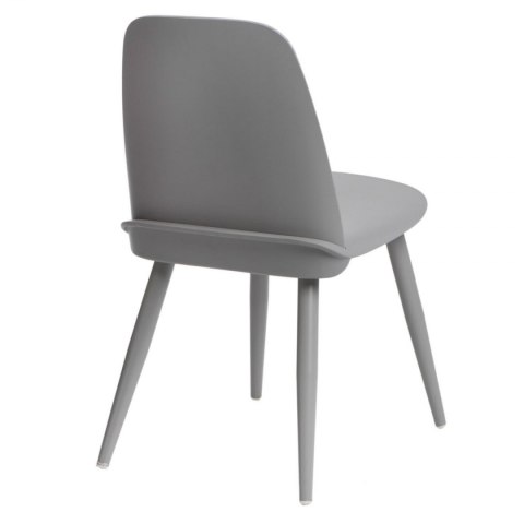 D2.DESIGN Krzesło Rosse szare tworzywo metal do restauracji jadalni kuchni recepcji D2.DESIGN Krzesło Rosse szare tworzywo metal do restauracji jadalni kuchni recepcji