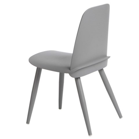 D2.DESIGN Krzesło Rosse szare tworzywo metal do restauracji jadalni kuchni recepcji D2.DESIGN Krzesło Rosse szare tworzywo metal do restauracji jadalni kuchni recepcji