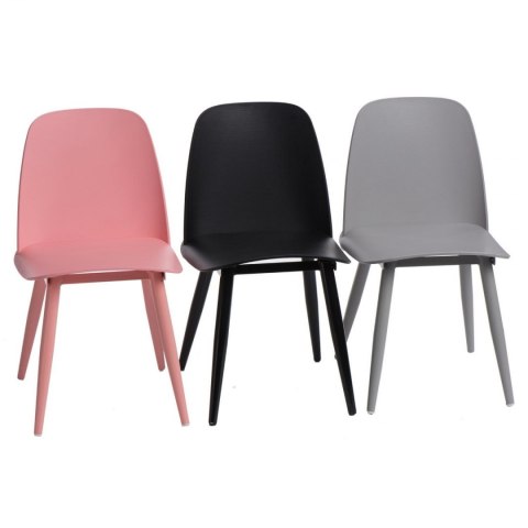 D2.DESIGN Krzesło Rosse szare tworzywo metal do restauracji jadalni kuchni recepcji D2.DESIGN Krzesło Rosse szare tworzywo metal do restauracji jadalni kuchni recepcji