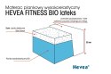 Materac z lateksem Hevea Fitness Bio Lateks 200x140 (Bamboo)