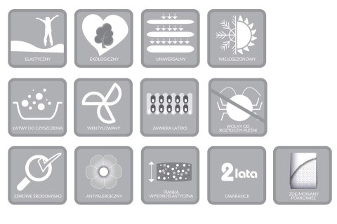 Materac z lateksem Hevea Thermomagic Bio Laguna 200x100 (Aegis Natural Care) Materac z lateksem Hevea Thermomagic Bio Laguna 200x100 (Aegis Natural Care)