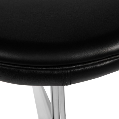 D2.DESIGN Podnóżek Jajo czarny skóra TP D2.DESIGN Podnóżek Jajo czarny skóra TP