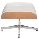 D2.DESIGN Podnóżek Vip biały/natural/silver ba se D2.DESIGN Podnóżek Vip biały/natural/silver ba se