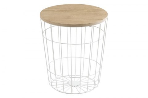 ACTONA Stolik LOTUS L white/wood ACTONA Stolik LOTUS L white/wood