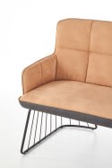 Halmar L1 sofa jasny brąz / czarny Halmar L1 sofa jasny brąz / czarny