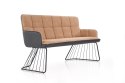 Halmar L1 sofa jasny brąz / czarny Halmar L1 sofa jasny brąz / czarny