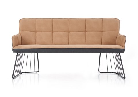 Halmar L1 sofa jasny brąz / czarny Halmar L1 sofa jasny brąz / czarny