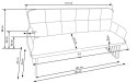 Halmar L1 sofa jasny brąz / czarny Halmar L1 sofa jasny brąz / czarny