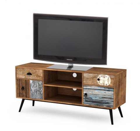 Halmar szafka MEZO RTV1 wielobarwny, MDF laminowany, stal malowana 120x39 Halmar szafka MEZO RTV1 wielobarwny, MDF laminowany, stal malowana 120x39