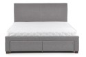 HALMAR łóżko tapicerowane dwuosobowe MODENA 160 x 200 z szufladami popiel tkanina HALMAR łóżko tapicerowane dwuosobowe MODENA 160 x 200 z szufladami popiel tkanina