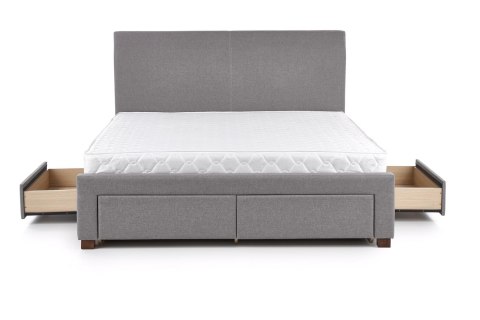 HALMAR łóżko tapicerowane dwuosobowe MODENA 160 x 200 z szufladami popiel tkanina HALMAR łóżko tapicerowane dwuosobowe MODENA 160 x 200 z szufladami popiel tkanina