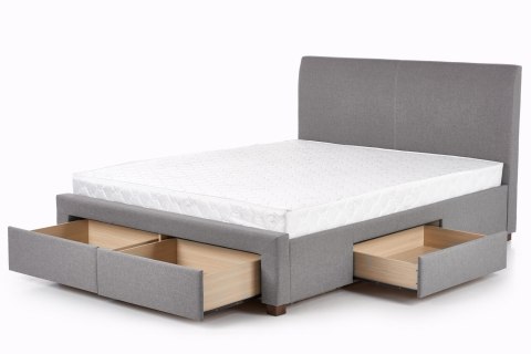 HALMAR łóżko tapicerowane dwuosobowe MODENA 160 x 200 z szufladami popiel tkanina HALMAR łóżko tapicerowane dwuosobowe MODENA 160 x 200 z szufladami popiel tkanina