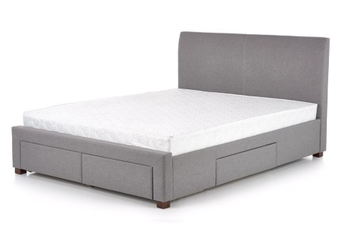 HALMAR łóżko tapicerowane dwuosobowe MODENA 160 x 200 z szufladami popiel tkanina HALMAR łóżko tapicerowane dwuosobowe MODENA 160 x 200 z szufladami popiel tkanina