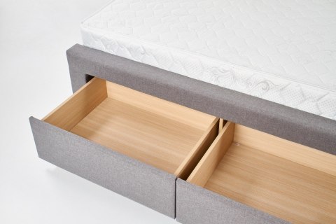 HALMAR łóżko tapicerowane dwuosobowe MODENA 160 x 200 z szufladami popiel tkanina HALMAR łóżko tapicerowane dwuosobowe MODENA 160 x 200 z szufladami popiel tkanina