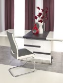 Halmar stół rozkładany MONACO 160-220x90 MDF laminowany MDF lakierowany biały / popiel stal nierdzewna Halmar stół rozkładany MONACO 160-220x90 MDF laminowany MDF lakierowany biały / popiel stal nierdzewna