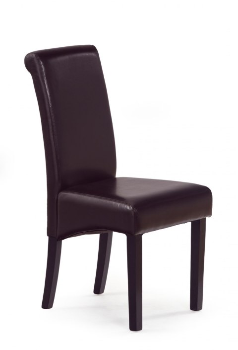 Halmar NERO krzesło wenge / ciemny brąz ekoskóra Halmar NERO krzesło wenge / ciemny brąz ekoskóra