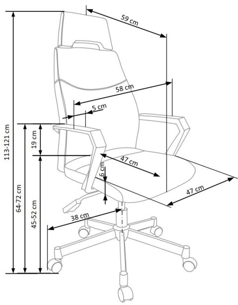 FOTEL NA KÓŁKACH BIUROWY OLAF Halmar PRACOWNICZY TKANINA POPIELATO - CZARNY MECHANIZM TILT REGULACJA WYSOKOŚCI Z PODŁOKIETNIKAMI FOTEL NA KÓŁKACH BIUROWY OLAF Halmar PRACOWNICZY TKANINA POPIELATO - CZARNY MECHANIZM TILT REGULACJA WYSOKOŚCI Z PODŁOKIETNIKAMI
