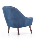 Halmar OPALE fotel wypoczynkowy ciemny niebieski