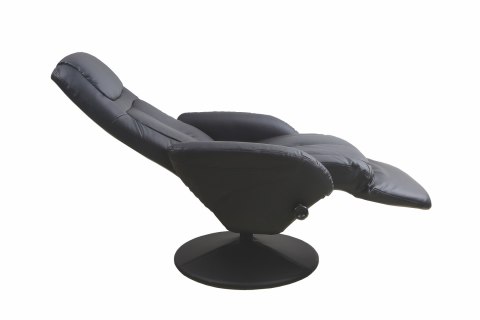 Halmar OPTIMA recliner fotel rozkładany czarny materiał: eco skóra / PVC Halmar OPTIMA recliner fotel rozkładany czarny materiał: eco skóra / PVC