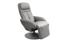 Halmar OPTIMA recliner fotel rozkładany popielaty materiał: eco skóra / PVC Halmar OPTIMA recliner fotel rozkładany popielaty materiał: eco skóra / PVC