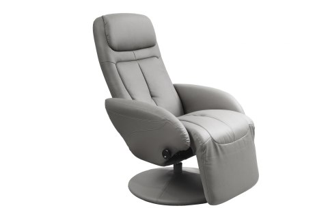 Halmar OPTIMA recliner fotel rozkładany popielaty materiał: eco skóra / PVC Halmar OPTIMA recliner fotel rozkładany popielaty materiał: eco skóra / PVC