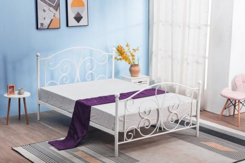 HALMAR łóżko PANAMA 120 cm metalowe biały HALMAR łóżko PANAMA 120 cm metalowe biały