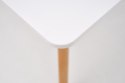 Halmar stół PROMETHEUS KWADRAT 80x80 biały MDF lakierowany nogi drewno lite bukowe + stal malowana Halmar stół PROMETHEUS KWADRAT 80x80 biały MDF lakierowany nogi drewno lite bukowe + stal malowana
