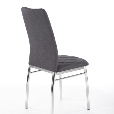 Halmar K309 krzesło ciemny popiel, materiał: tkanina / stal chromowana Halmar K309 krzesło ciemny popiel, materiał: tkanina / stal chromowana