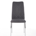 Halmar K309 krzesło ciemny popiel, materiał: tkanina / stal chromowana Halmar K309 krzesło ciemny popiel, materiał: tkanina / stal chromowana