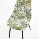 Halmar K317 krzesło tapicerka - wielobarwny, nogi - czarny