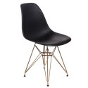 D2.DESIGN Krzesło P016 PP Gold czarne D2.DESIGN Krzesło P016 PP Gold czarne