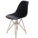 D2.DESIGN Krzesło P016 PP Gold czarne D2.DESIGN Krzesło P016 PP Gold czarne