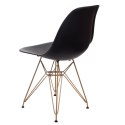 D2.DESIGN Krzesło P016 PP Gold czarne D2.DESIGN Krzesło P016 PP Gold czarne