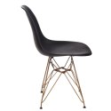 D2.DESIGN Krzesło P016 PP Gold czarne D2.DESIGN Krzesło P016 PP Gold czarne